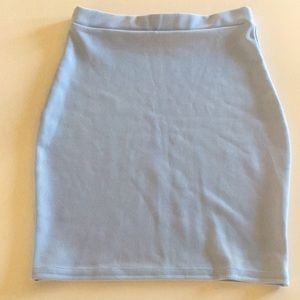 Blue Mini Skirt